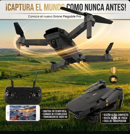 Dron Plegable con Cámara WiFi HD FPV