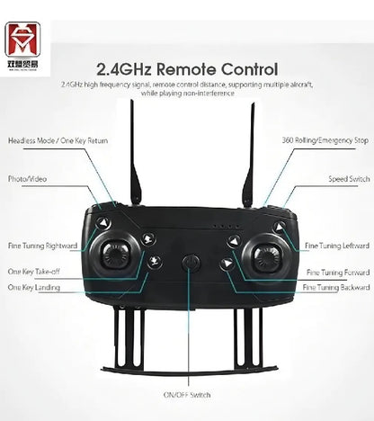Dron Plegable con Cámara WiFi HD FPV