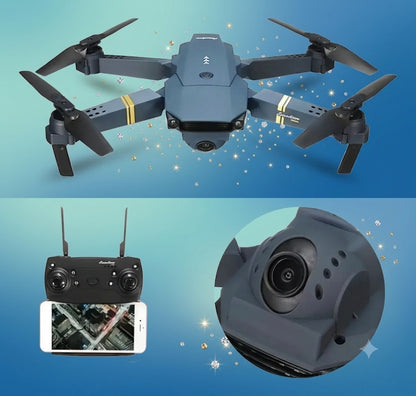 Dron Plegable con Cámara WiFi HD FPV