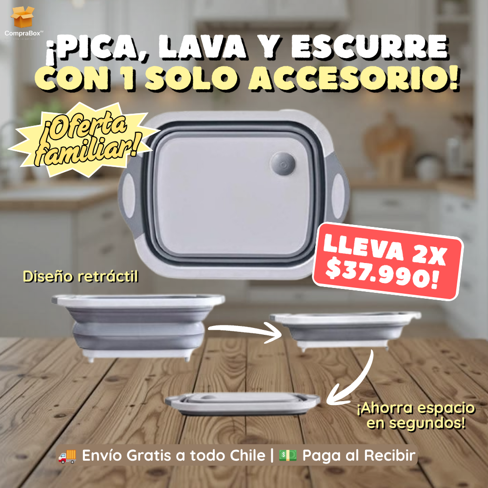 Tabla de Cocina inteligente 3 en 1