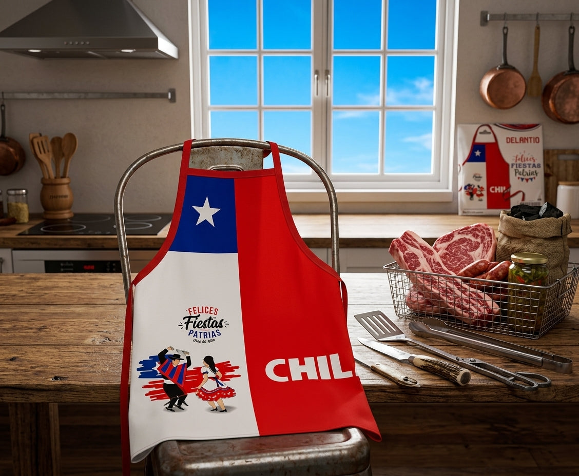 Combo Parrillero Dieciochero (Bandera Oficial + Delantal Master)