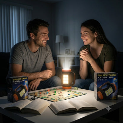 Linterna Multifuncional Solar y Eléctrica